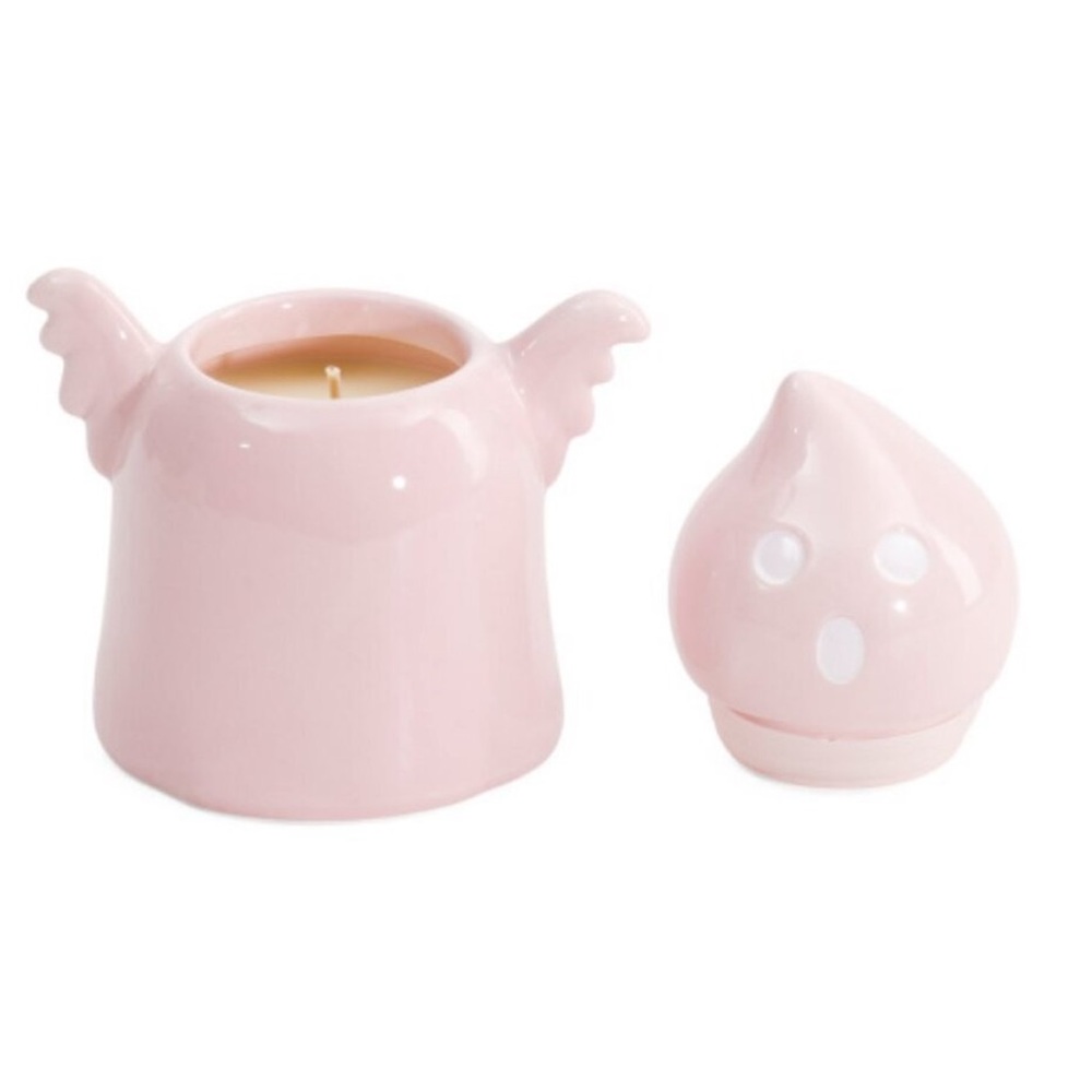 Sand + Fog 12 oz Ghost Cinnamon Pumpkin Candle Pink Ceramic NEW